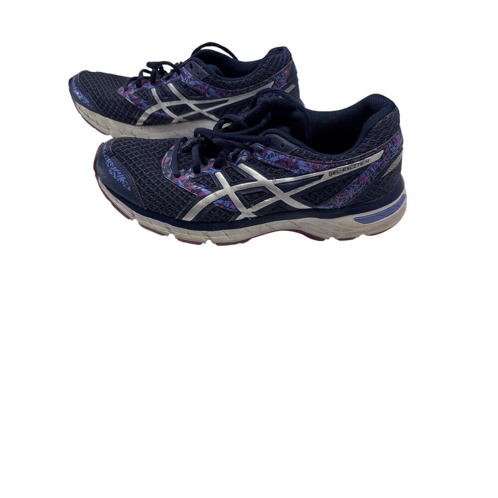ASICS GEL-Excite 4 Women’s Size 9 Navy Purple Pink Running Shoes Sneakers